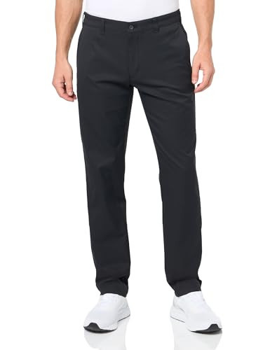 PGA TOUR Men’s Golf Performance Pants with Active Waistband, Classic Fit, Solid Stretch Fabric, Moisture-Wicking, Sun Protection , Caviar, 30W x 32L | Amazon (US)