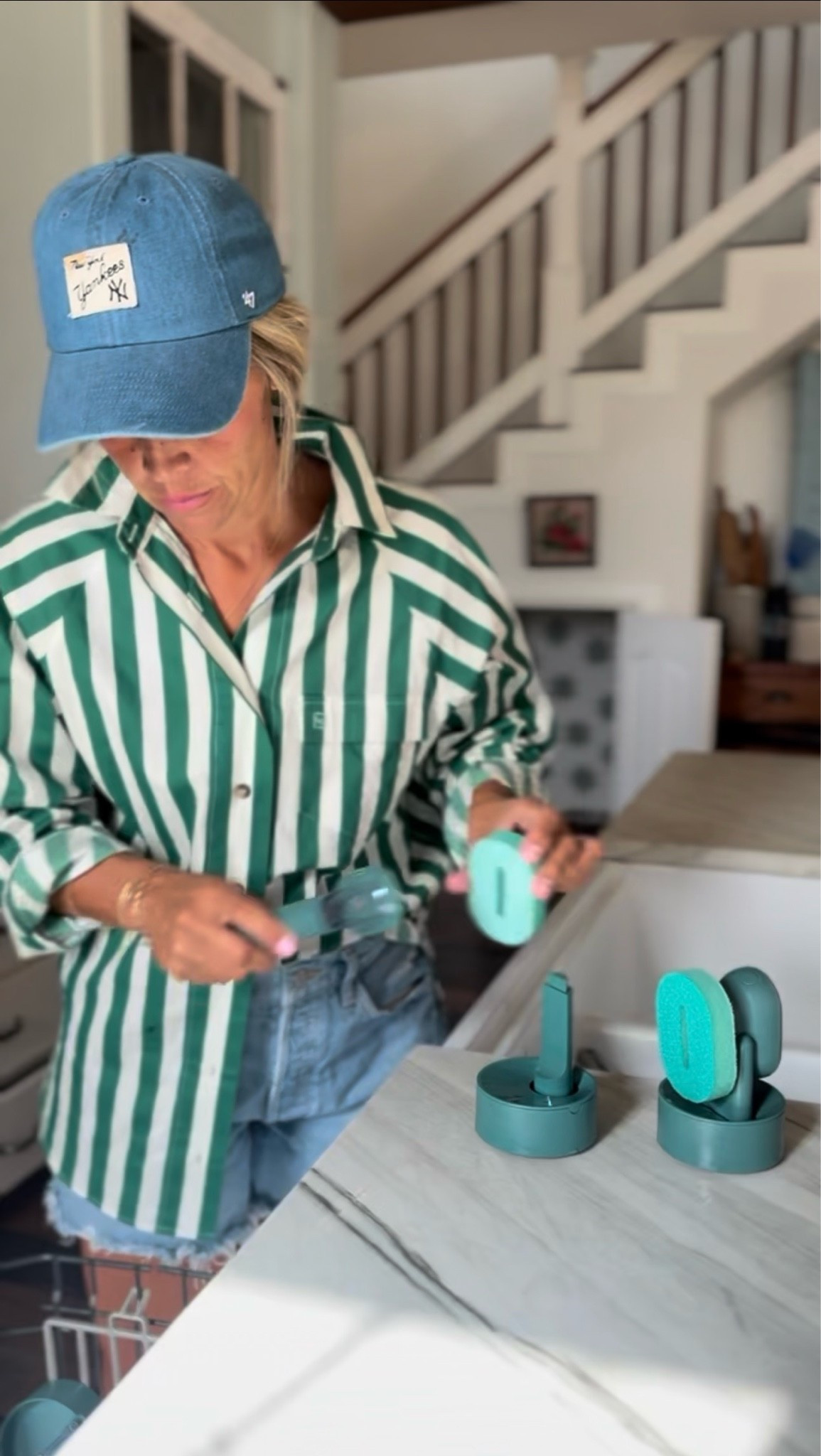 #ad
One of my favorite Target finds lately! 🤍
I partnered with Target and BRITE by Scotch Brite to share these new kitchen cleaning tools, and they've quickly earned a permanent spot by my sink.
With back-to-school right around the corner, our kitchen is about to be busier than ever. I love that they're tough on stuck on messes, have a built-in drain and dry stand to keep your sponges fresh and doesn't leave puddles all over the counter. They're easy to take apart and toss in the dishwasher, and when it's time for a fresh scrubber, you can simply replace the refill instead of the whole tool.
It's such a simple swap that makes everyday cleanup so much easier.
I’ve added everything to this LTK post!
#ad #TargetPartner #ScotchBrite @Scotchbrite @Target