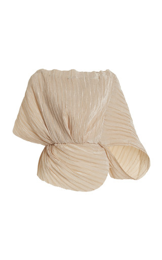 Cami Plissé Satin Top | Moda Operandi (Global)