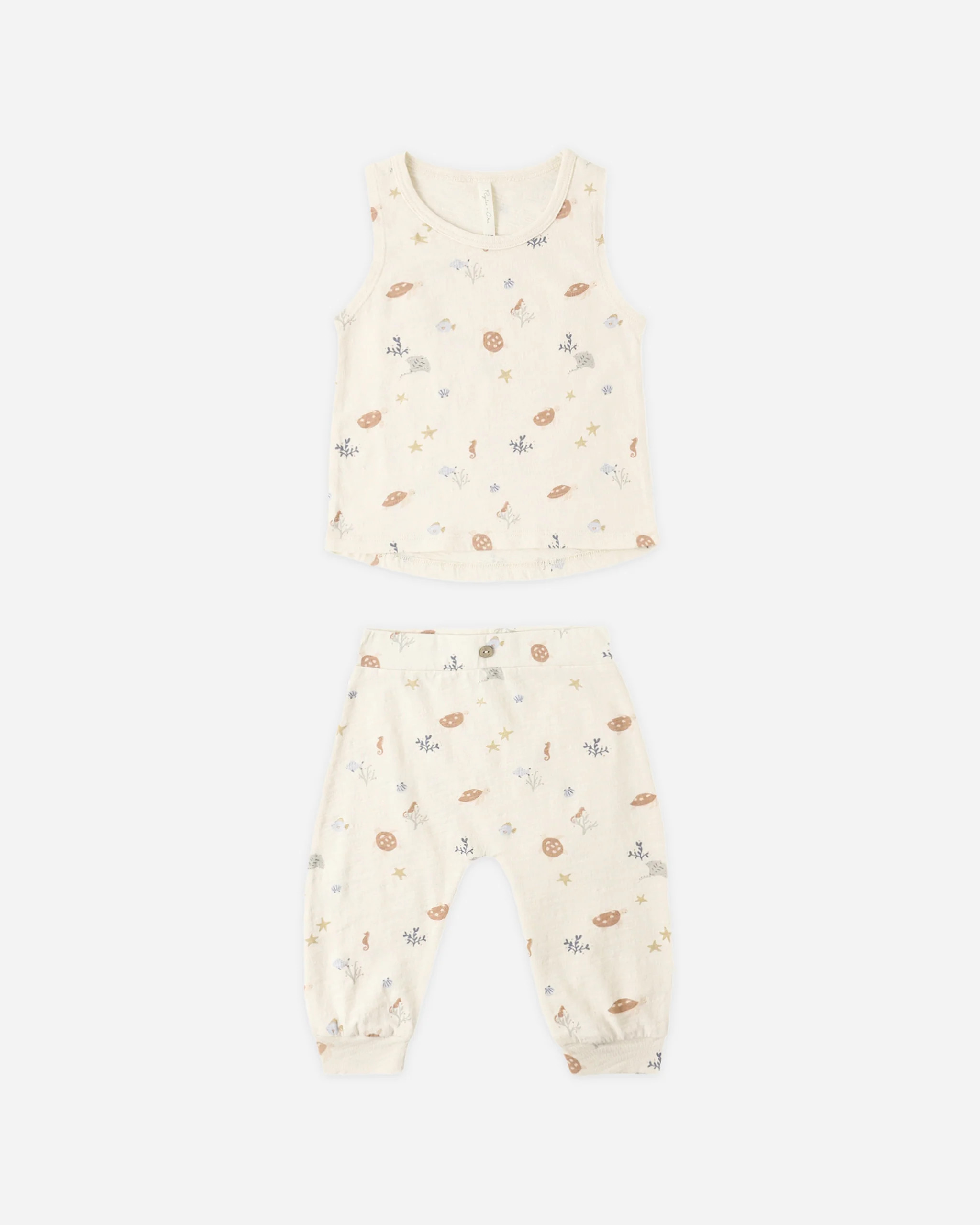 Tank + Slouch Pant Set Aquatic | Rylee + Cru
