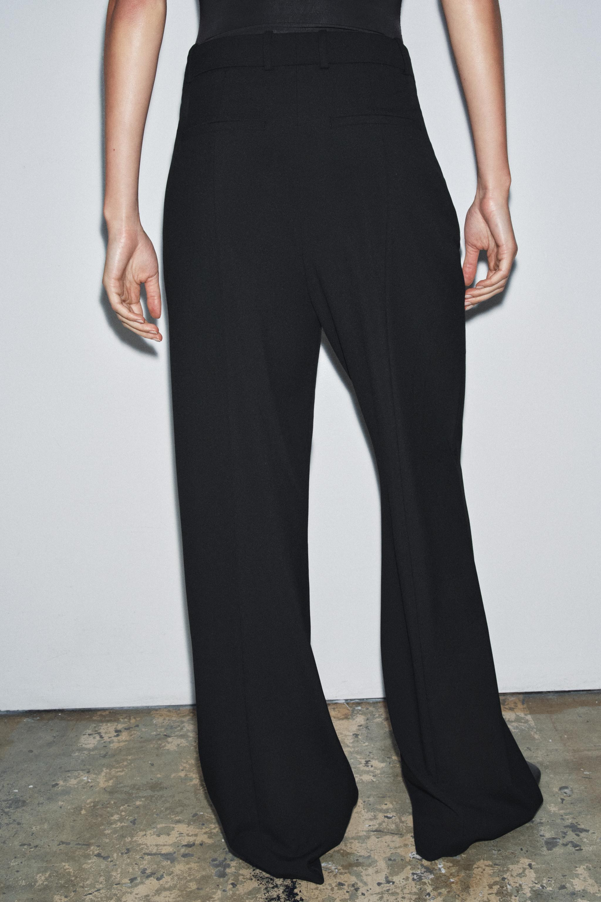 ZW COLLECTION HIGH-WAIST TROUSERS | Zara UK