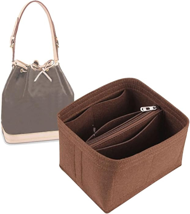 Lckaey Purse Organizer for BB Bucket Bag, Petit NOE Bag With Zipper Insert | Amazon (US)