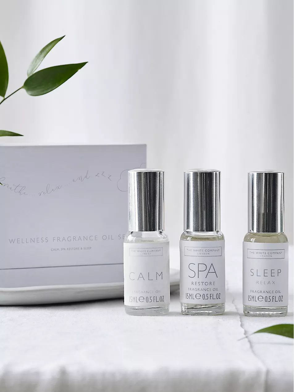 THE WHITE COMPANY Wellness fragrance oil set of three | Selfridges