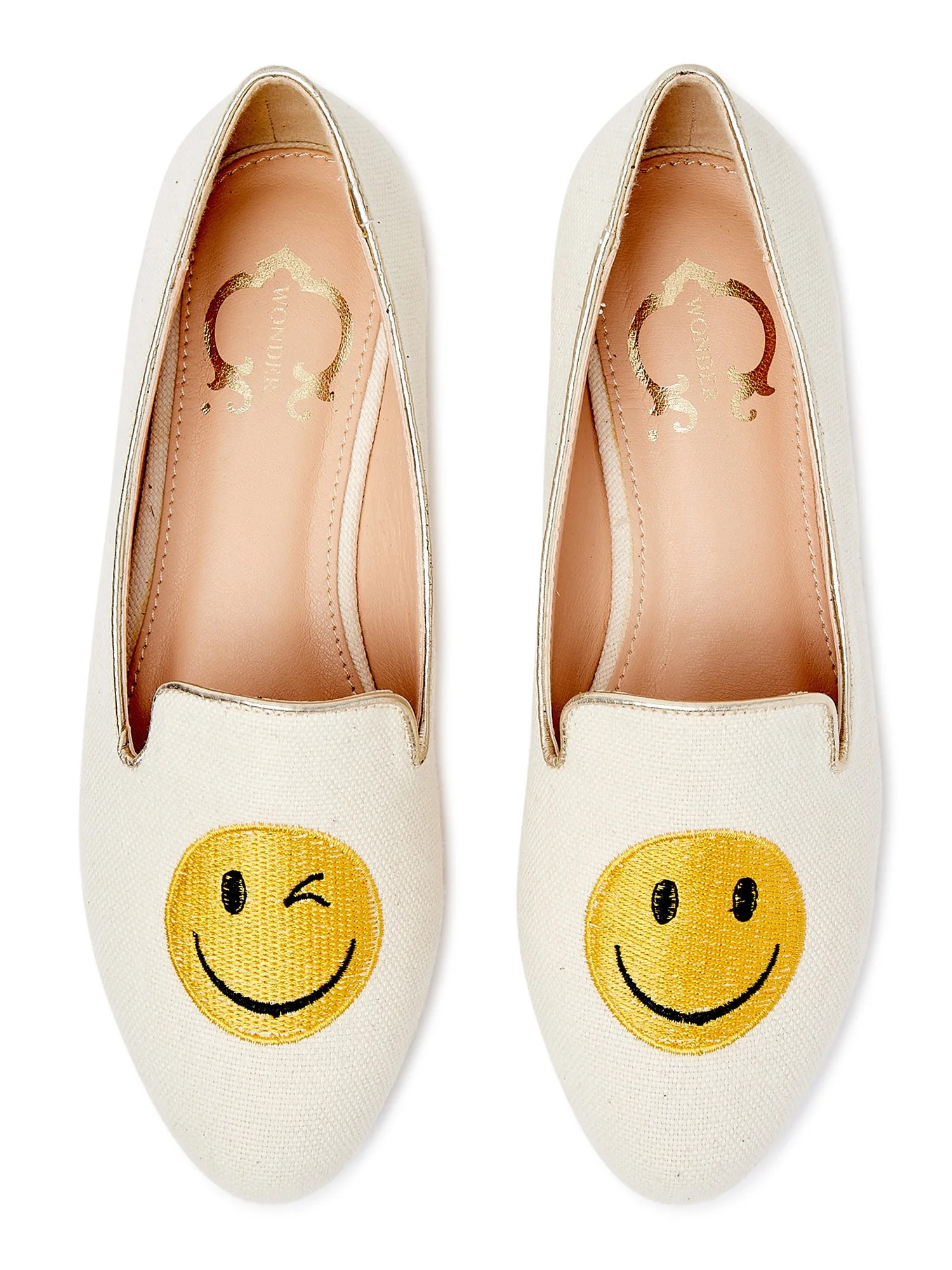 C. Wonder Women's Embroidered Smoking Flat | Walmart (US)