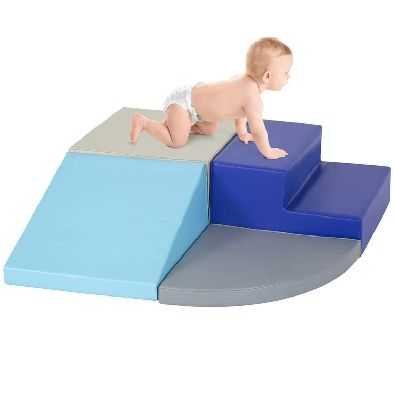 CL.HPAHKL 4-piece Foam Baby Climbing Blocks for Toddlers，Toddler Soft Play Climbing Blocks Foam... | Walmart (US)