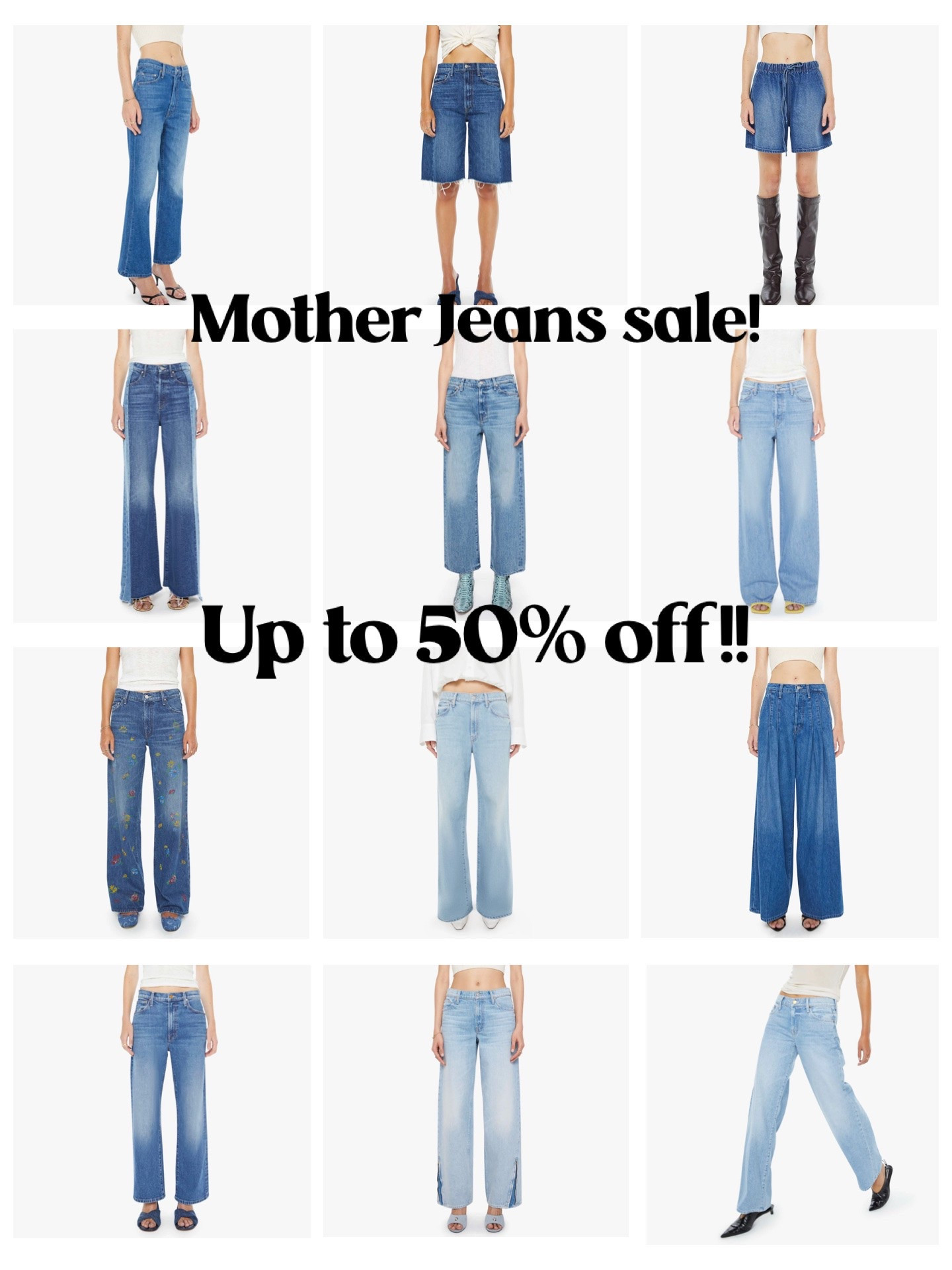 Up to 50% off Mother jeans!

#LTKSaleAlert #LTKOver40 #LTKMidsize