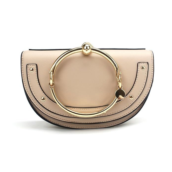 Normia Rita Cute Lune Shoulder Bags Ring Handbags for Women Phone Wallet Shell Purse For Girls | Amazon (US)
