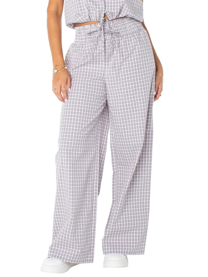 Celebrity Pink Women's and Women's Plus High Rise Pull On Wide Leg Pants, Sizes XS-XXXL | Walmart (US)