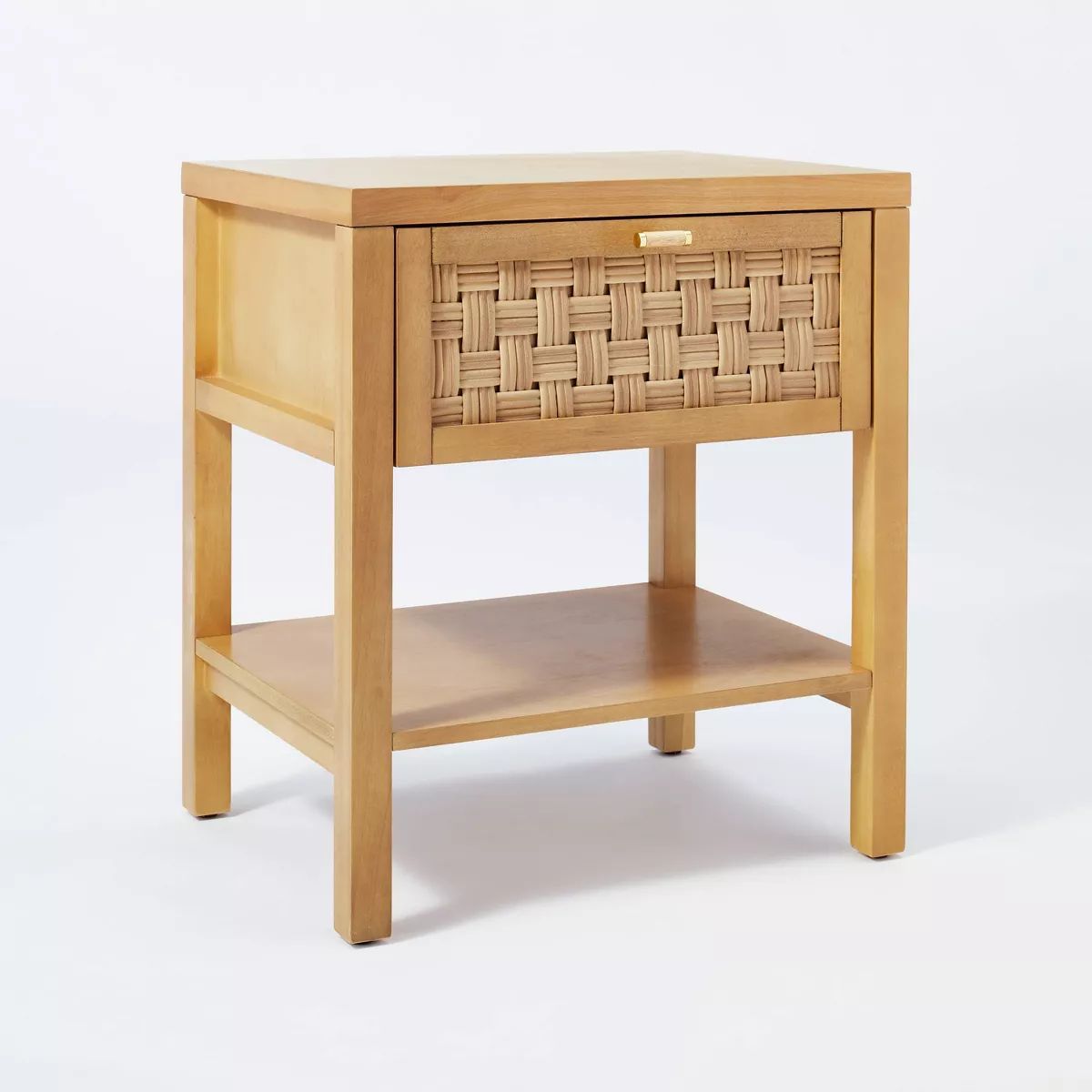 Palmdale Nightstand Woven 1 Drawer Natural - Threshold™ designed with Studio McGee | Target