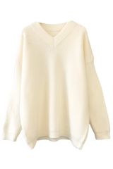 'Shine' Candy V-neck Sweater (4 Colors) | Goodnight Macaroon