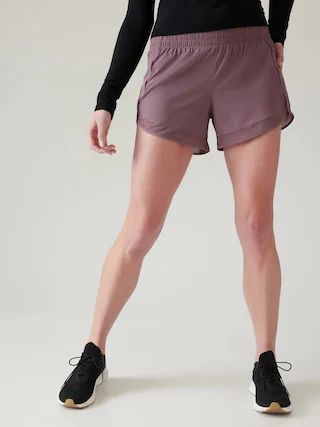 Mesh Racer Run Short 4" | Athleta