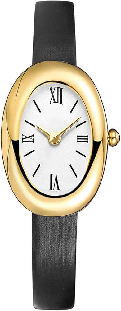 MASTOP Bracelet Watch for Women - Elegant 24mm Oval Dial Bangle Watch - Gold Jewelry Style Quartz... | Amazon (US)