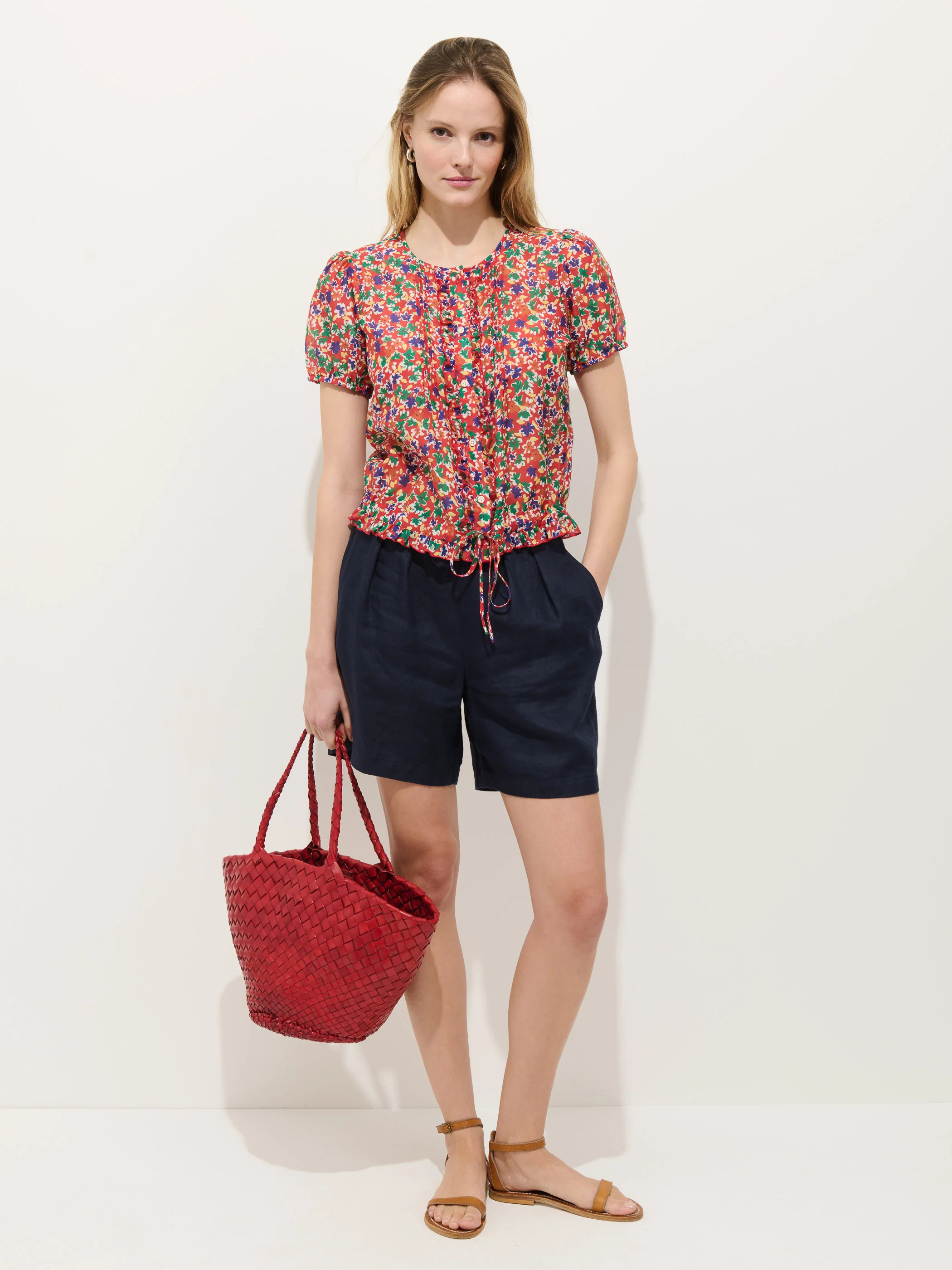 Hudson Short In Linen | Alex Mill