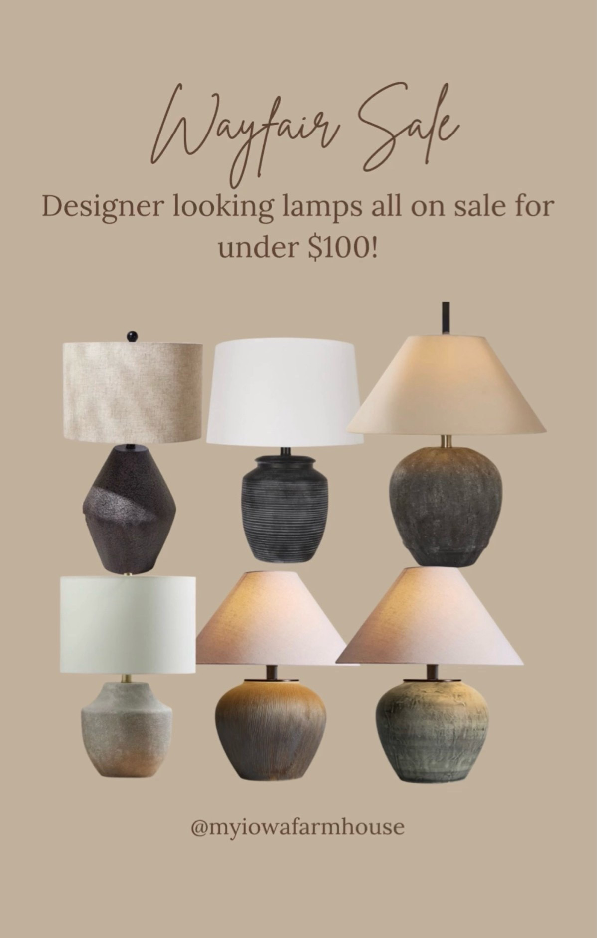 All of these lamps looks so high-end, and they are all on sale for under $100! ￼

#LTKSaleAlert #LTKHome