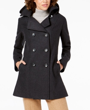 Nautica Double-Breasted Hooded Peacoat | Macys (US)