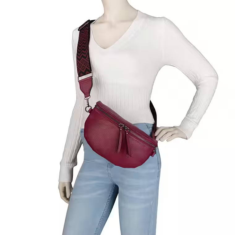 Gürteltasche Bauchtasche Umhängetasche Crossbody-Bag Kunstleder Italy-Design | OTTO (DE)