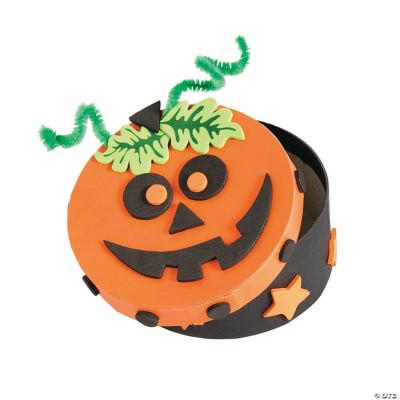 Halloween Pumpkin Boxes 12 - Craft Kits - 12 Pieces | Walmart (US)