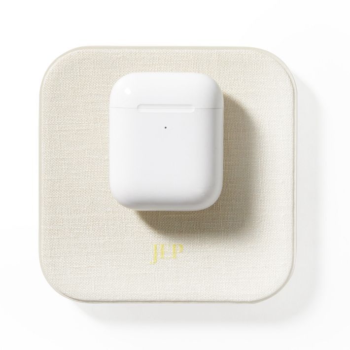 Courant Linen Wireless Charging Block | Mark and Graham