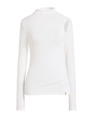 Patrizia Pepe Woman Turtleneck White Size 2 Polyester, Viscose, Elastane | YOOX (US)