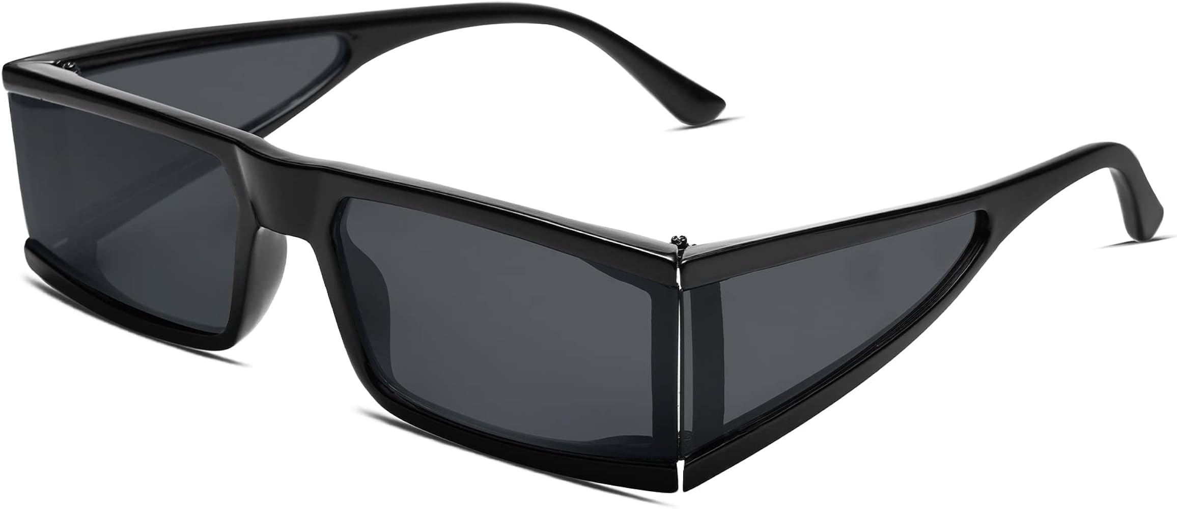 VANLINKER Cool Rectangle Sunglasses for Women Men Cyber Y2K Shield Futuristic Sun Glasses Trendy ... | Amazon (US)