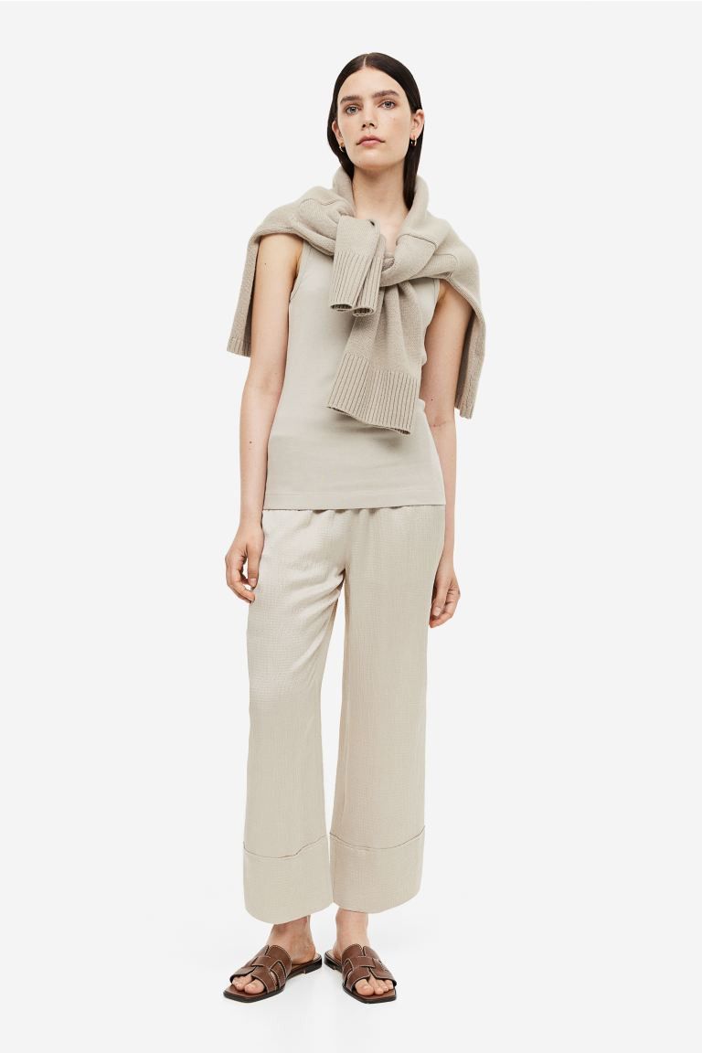 Silk-blend trousers | H&M (UK, MY, IN, SG, PH, TW, HK)