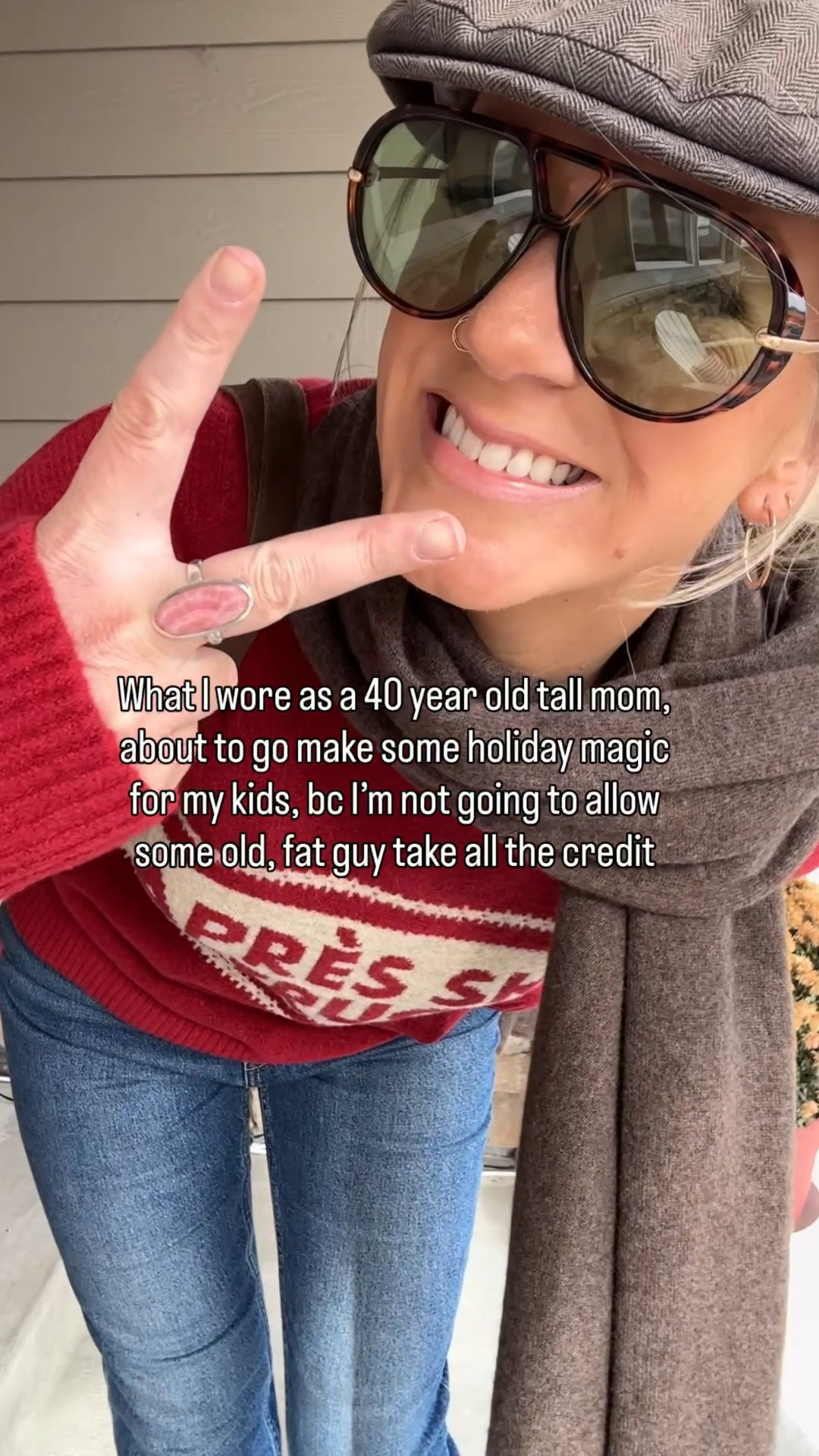 What I wore as a tall, 40 yr old mom of 2 creating holiday magic for my kids ✨

30 long jeans (also come in tall) 50% off! men’s large sweater, 15% off!, 11 shoes 

#LTKmomlife #LTKOver40 #LTKTall