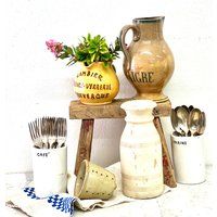Vintage French Crockery, Handmade Stoneware, Pitchers, Stoneware | Etsy (US)