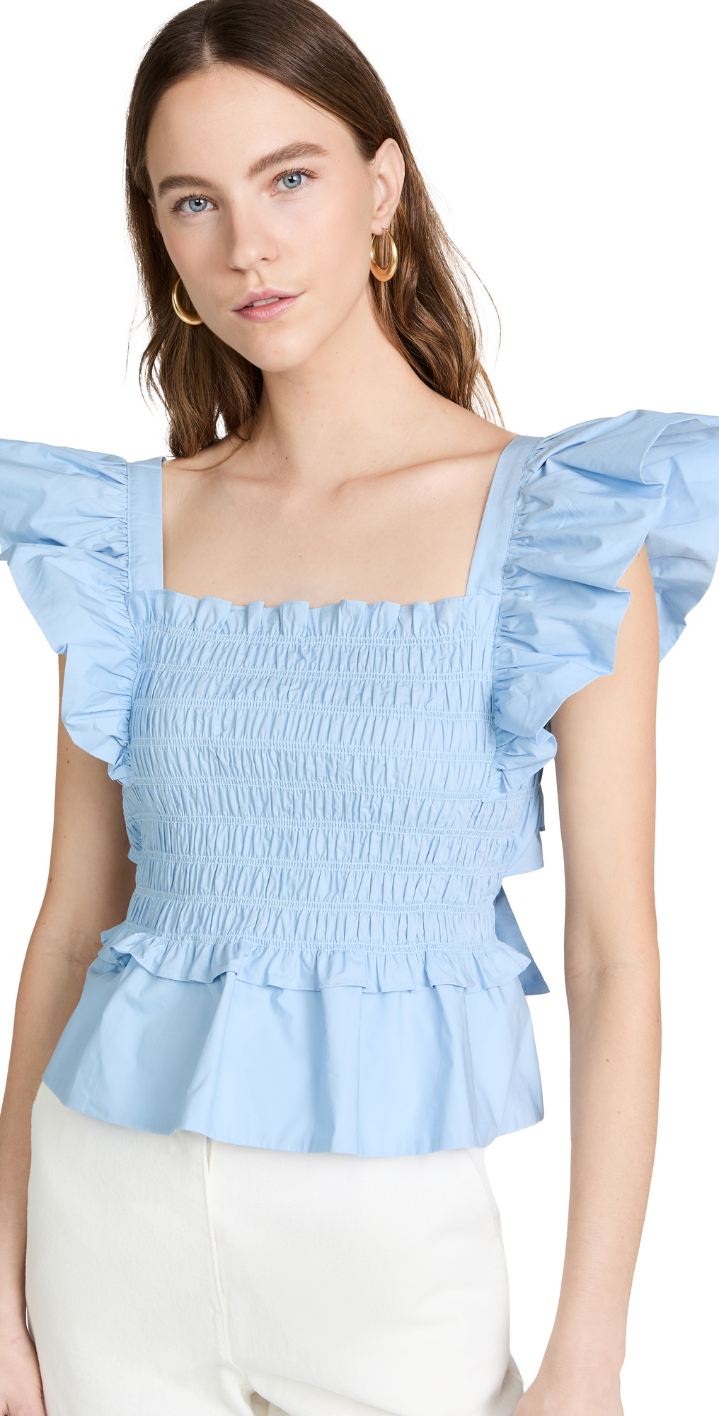 Sleeveless Smocked Top | Shopbop