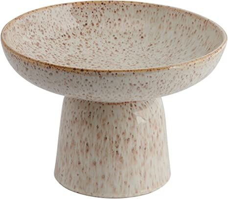 Bloomingville Brown Stoneware Footed Bowl, 6.5H x 9.5L x 9.5W | Amazon (US)