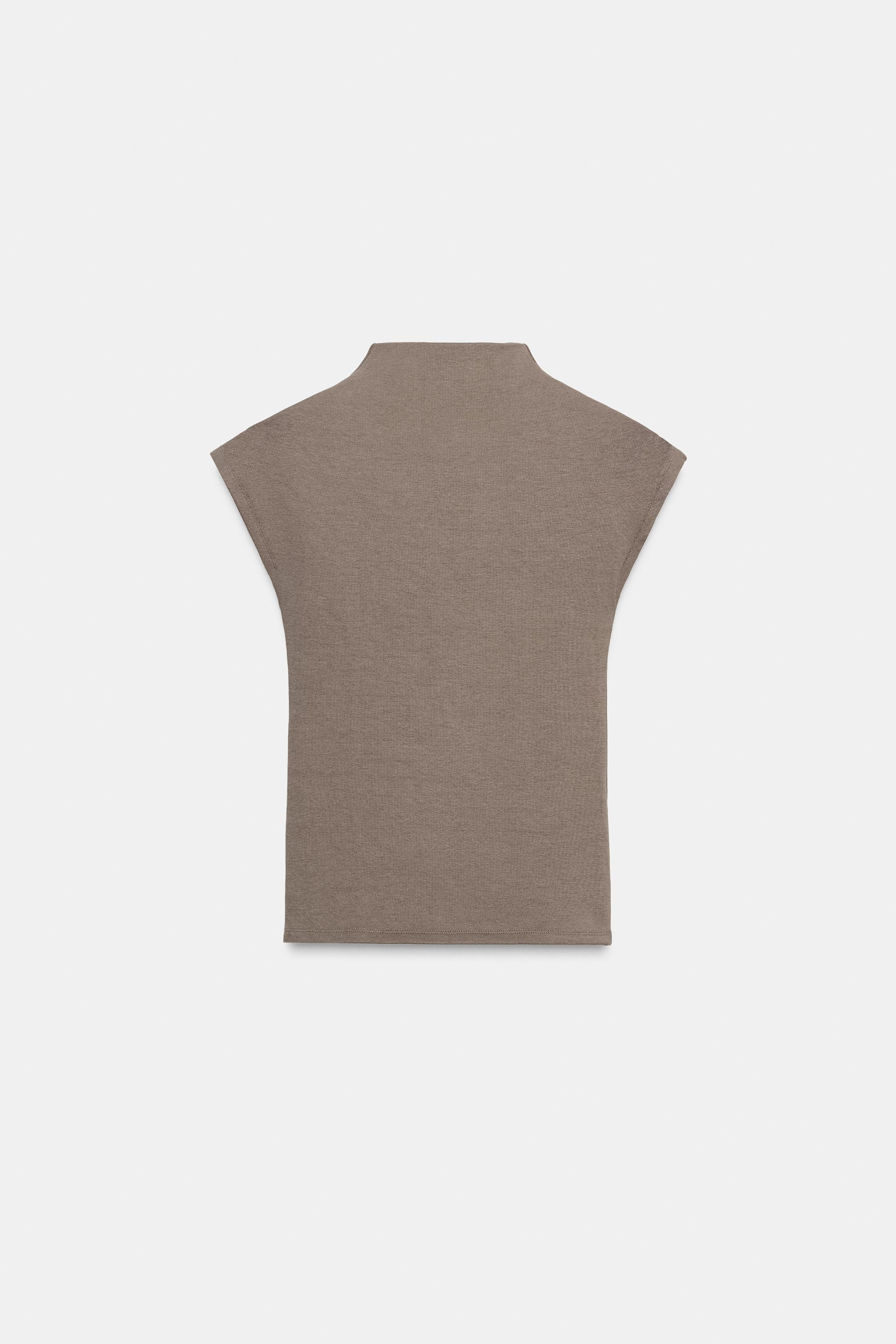HIGH NECK TOP | Zara UK