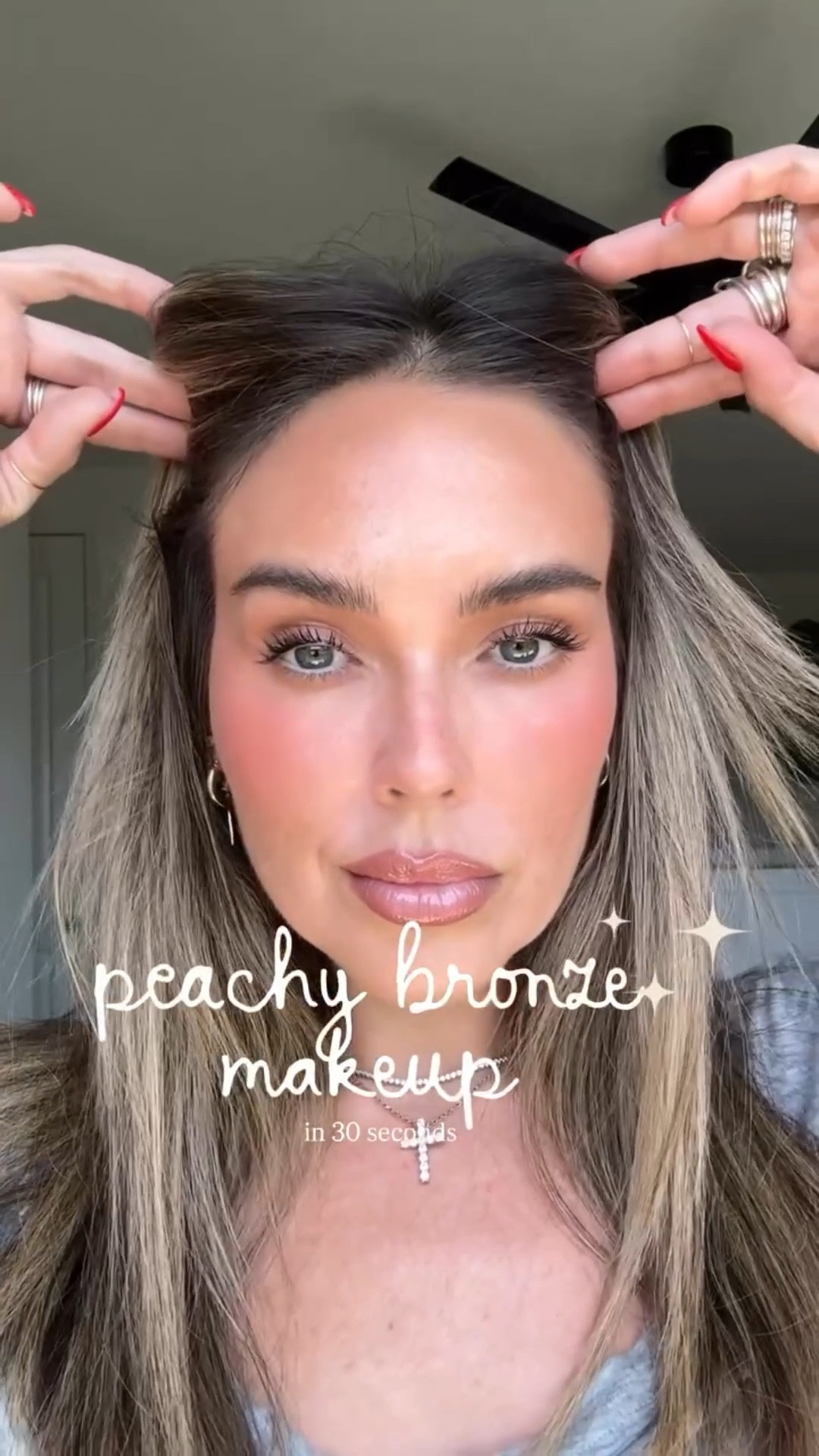 I’m not NOT saying the Gucci bronzer is a magician

Products 
@saiebeauty glowy super gel in sunglow x @hourglasscosmetics veil skin tint in shade 7. 
@guccibeauty gucci bronzer in 01. 
@pradabeauty Prada concealer in lc3. 
@yslbeauty ysl lash latex mascara & ysl make me blush in 93 restless rose. 
@charlottetilbury lip cheat lip liner in iconic nude. 
@lawless lawless forget the filler lip gloss in strawberry popsicle.