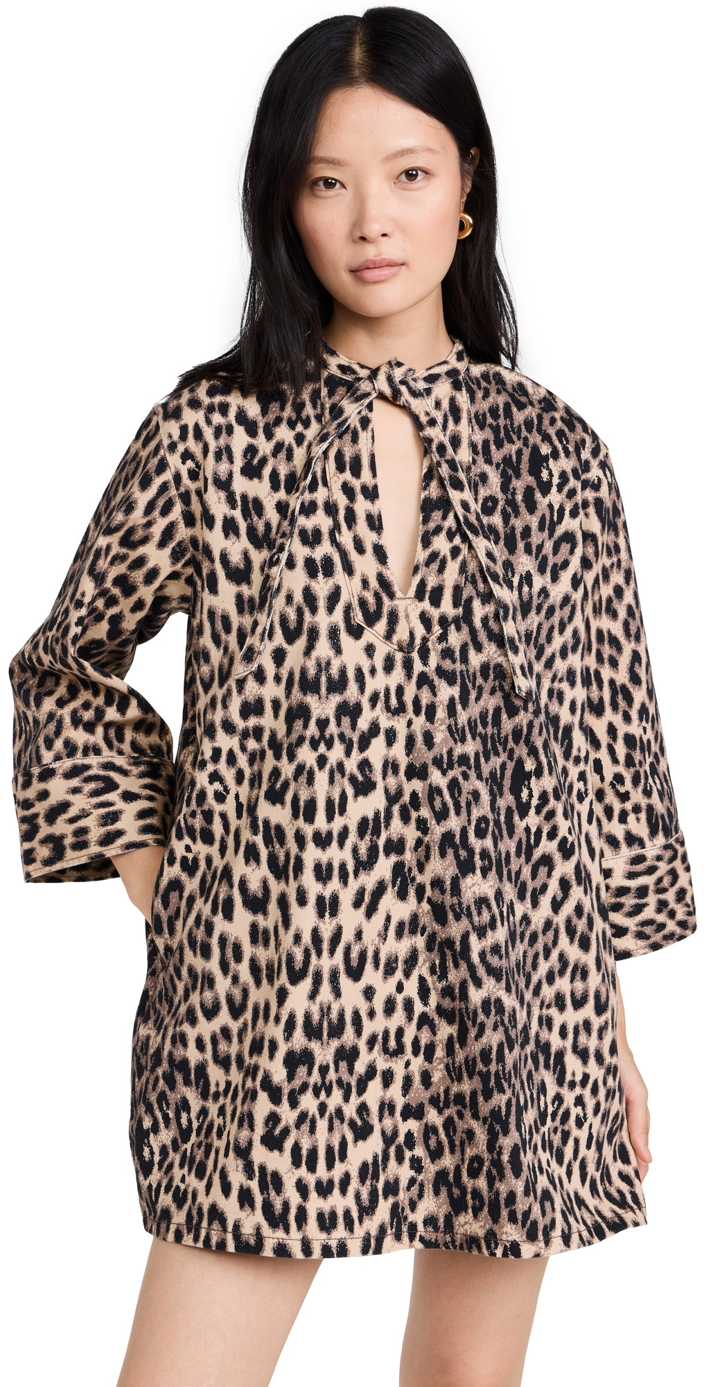 BAUM UND PFERDGARTEN Abi Dress Brown Baum Leopard 36 | Shopbop
