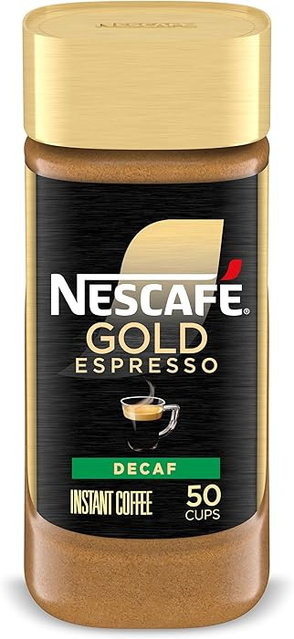 Nescafe Gold Decaf Espresso Intense, Instant Coffee, 3.17 oz | Amazon (US)