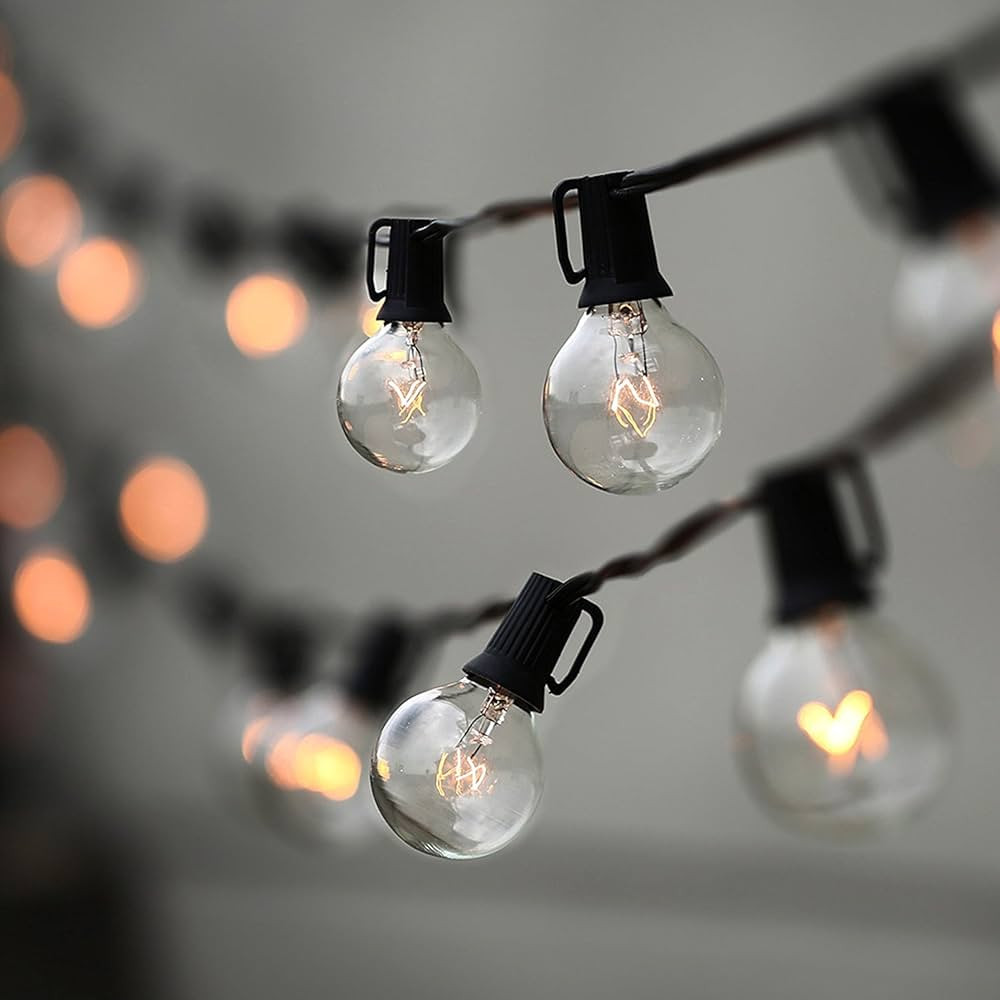 Lampat String Lights, LED 25Ft G40 Globe String Lights with Bulbs-UL Listd for Indoor/Outdoor Com... | Amazon (US)