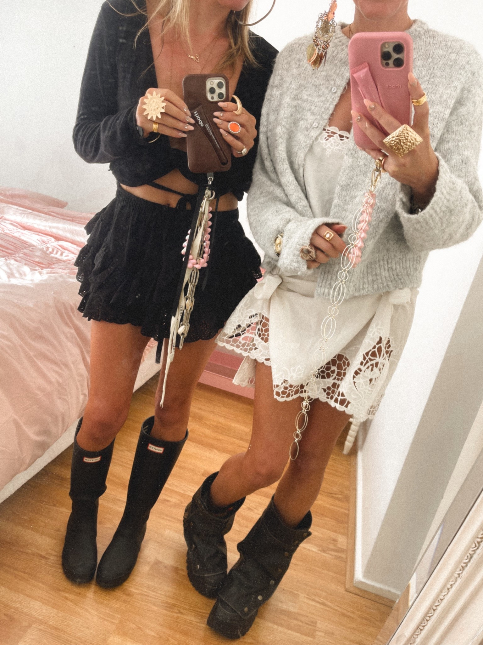 White summer dress and cute black ruffle skirt fit linked how we styled our fits of the day 🤍🩰
Accessories PrettyPiecesbySiss (www.bysiss.com)

#LTKSummerEdit #LTKStyleTip #LTKU