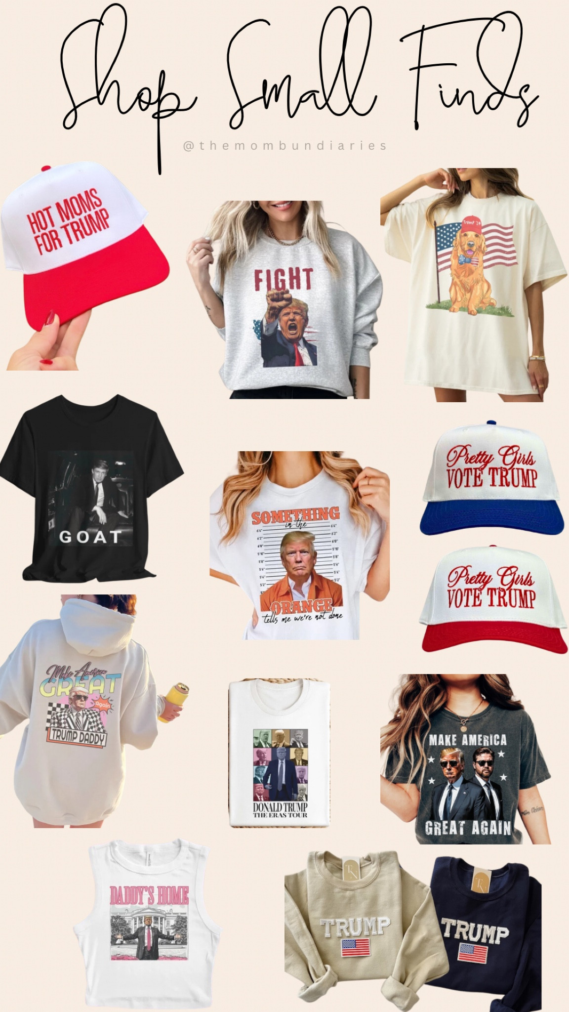 Shop Small and MAGA 💙🇺🇸❤️

American • Etsy • Graphic Tee • Trump • Patriot • Trucker Hat  

#LTKBacktoSchool #LTKSaleAlert #LTKFindsUnder50