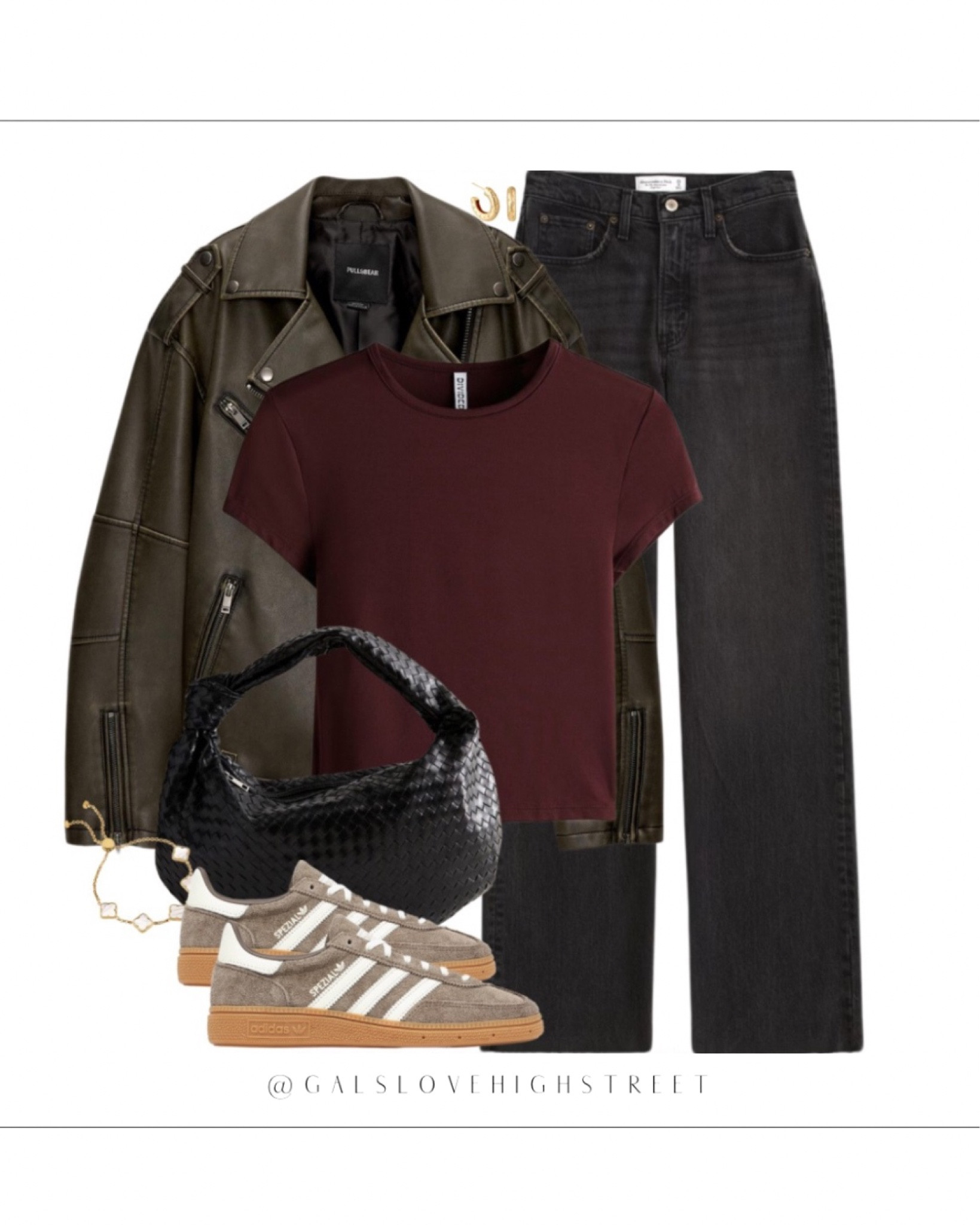 Autumn capsule wardrobe 
Adidas spezial 
Abercrombie denim 
Burgundy 

#LTKfindsunder50 #LTKeurope #LTKSeasonal