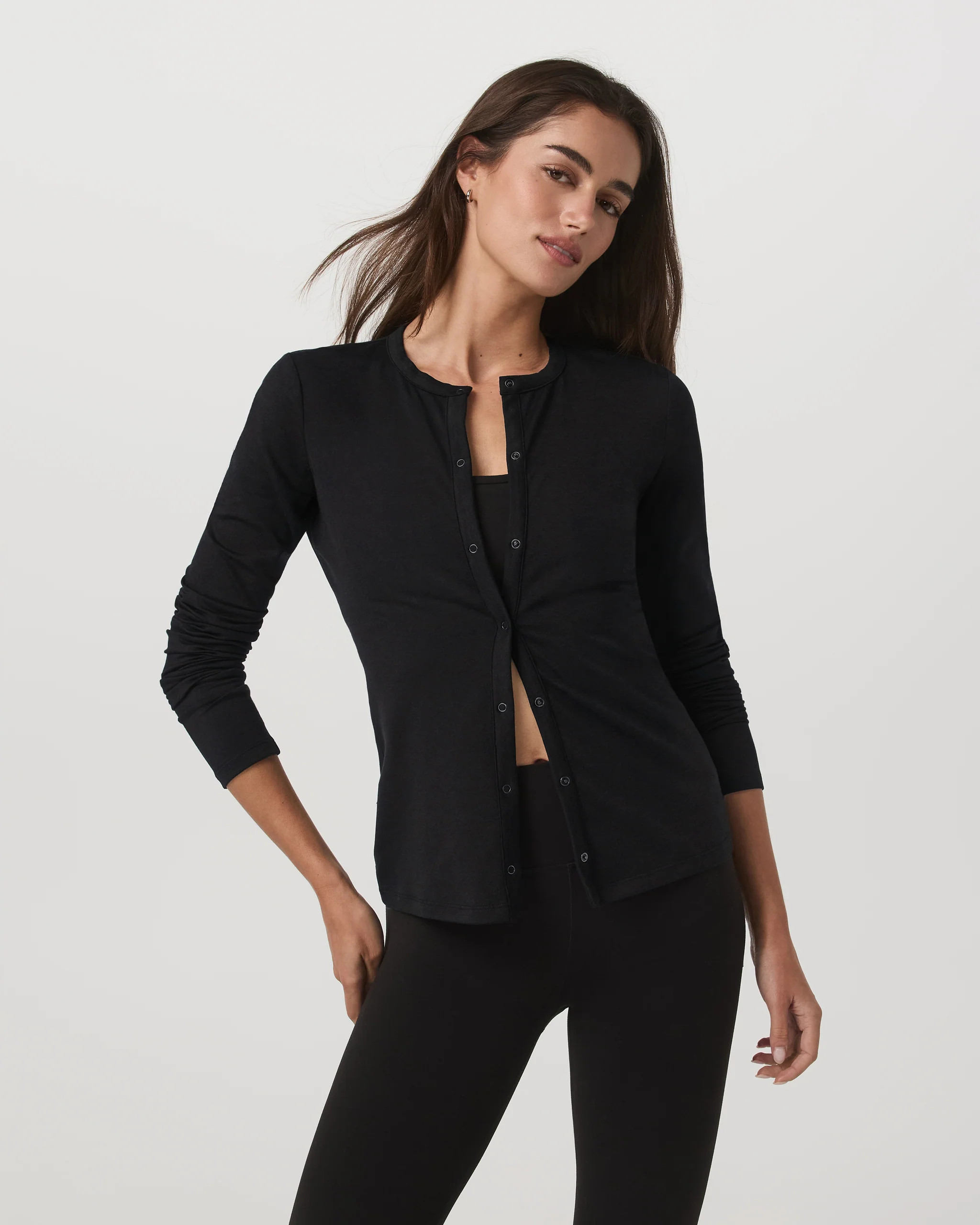 Long Sleeve Halo Snap Cardigan | Vuori Clothing (US & Canada)