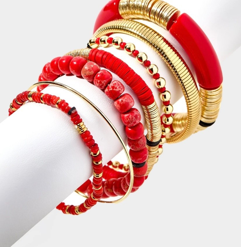 Allie + Bess Red Gameday Bracelet Stack

#LTKStyleTip #LTKTravel #LTKSeasonal