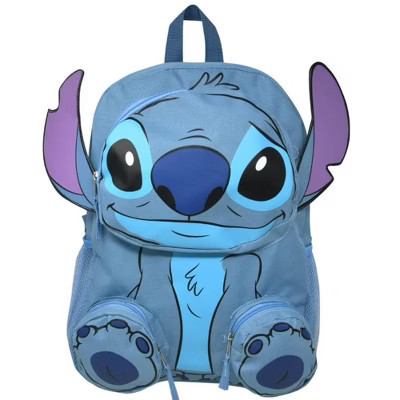 Disney Stitch Front Body 16" Backpack with 3 Zipper Pockets | Target