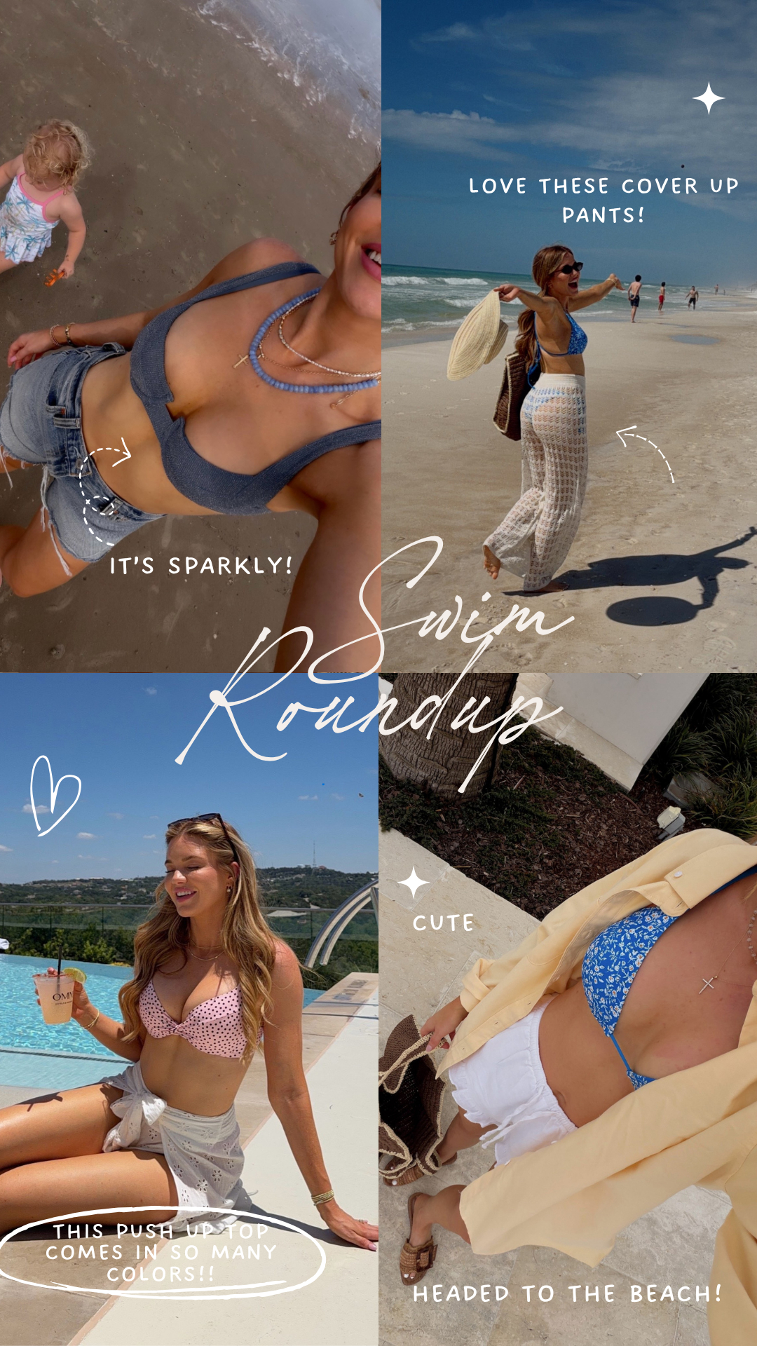 All of the swimwear & coverups I've taken on my recent beach trips!

swimwear, bikini, cover up, vacation outfits beach, travel, michele jaliene 

 #LTKootd #LTKSeasonal #LTKSwim