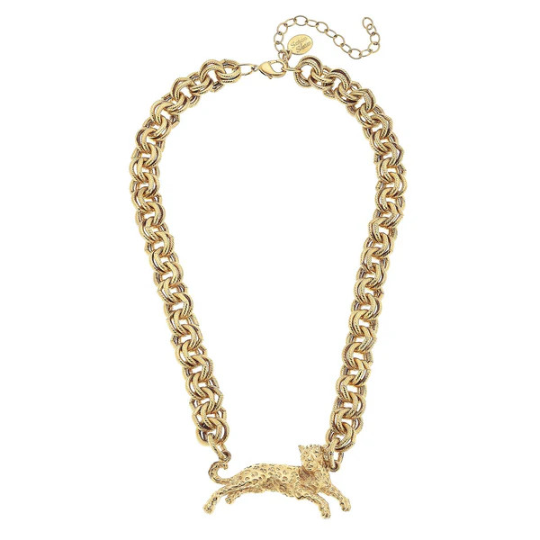 Leopard Chain Necklace | Susan Shaw