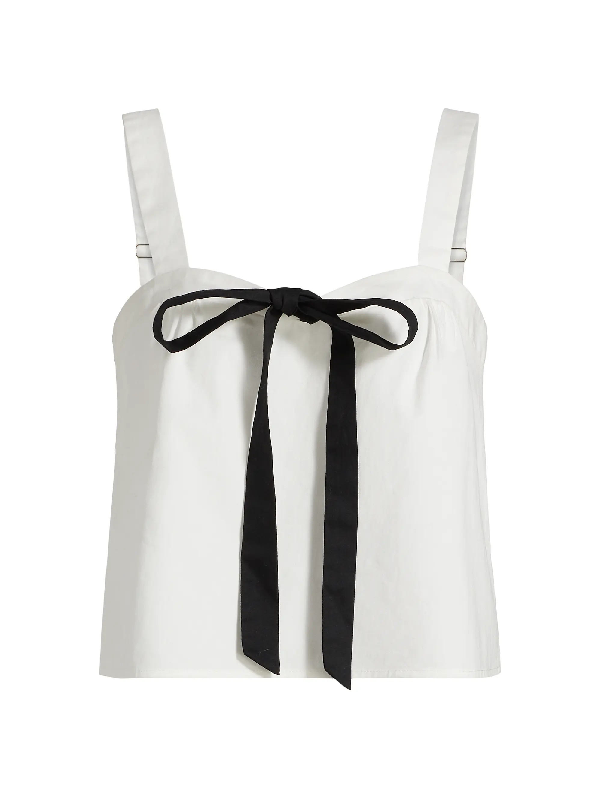 Bow-Front Cotton Cami | Saks Fifth Avenue