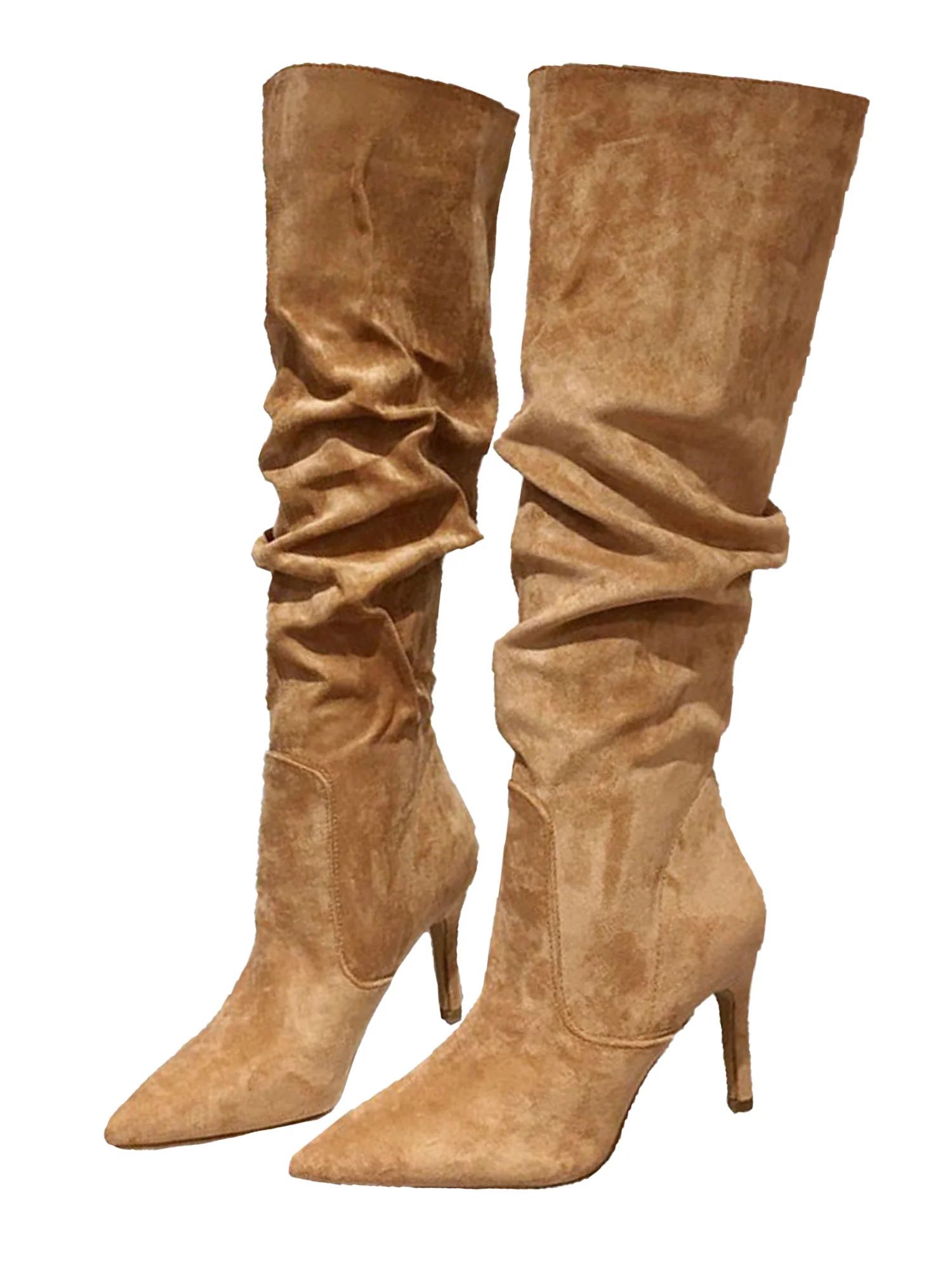 'Jacey' Slouchy Faux Suede Knee High Boots (2 Colors) | Goodnight Macaroon