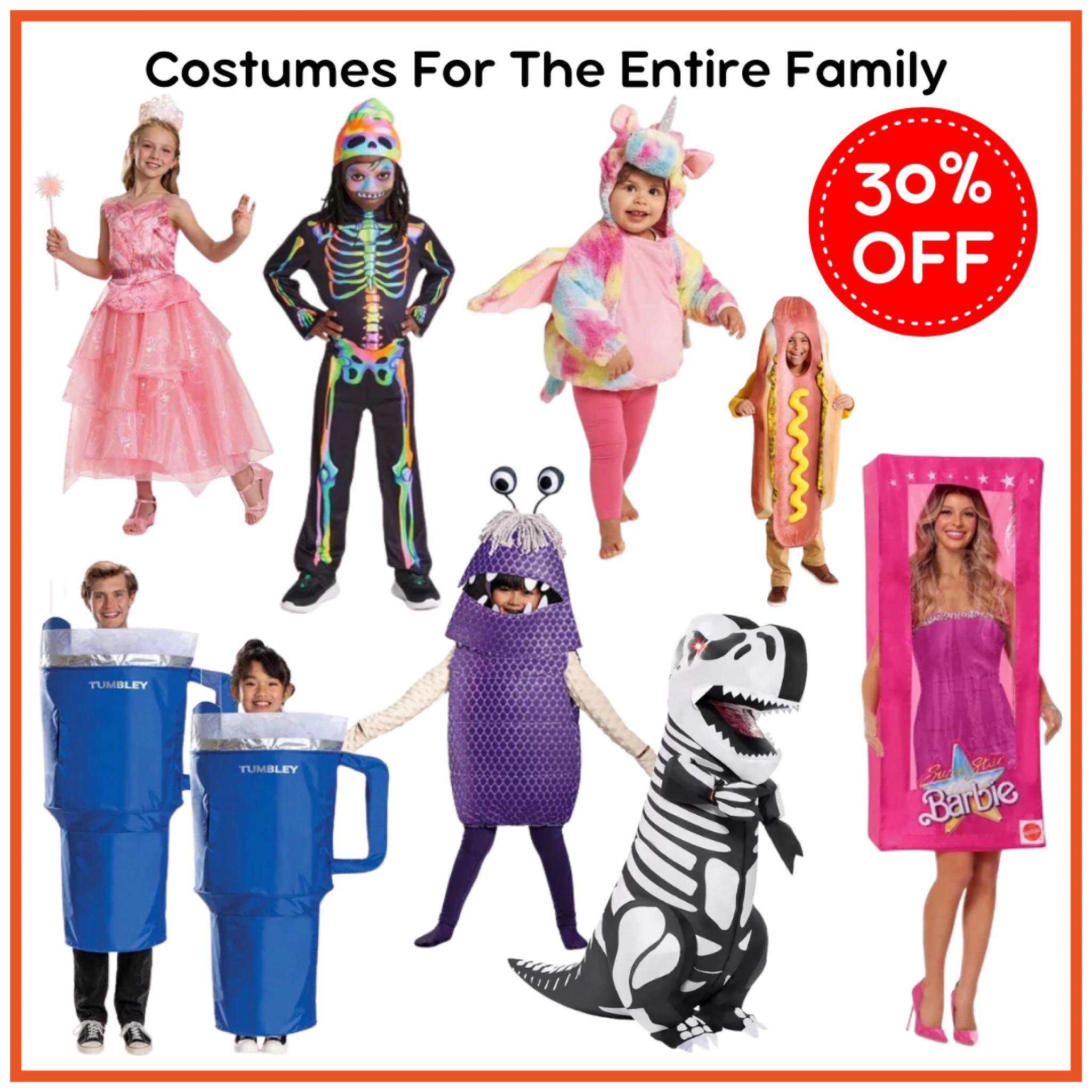 🎃 Get ready for the spookiest time of the year! Score Halloween costumes for the whole family at an incredible 30% discount. Hurry, don't miss out on this fang-tastic deal! Costumes are flying off the shelves, so grab yours before it's too late! 🎃 Happy Saving!! 💰 

#halloween #halloweencostumes #costumesonsale #halloweendealaleart #costumesforthefamily #getyourhalloweencostumes #hotdeal #fabfindalert #followformore #likesharecomment #gethalloweenready #halloweenfun #targetfinds

#LTKHalloween #LTKFamily #LTKSeasonal