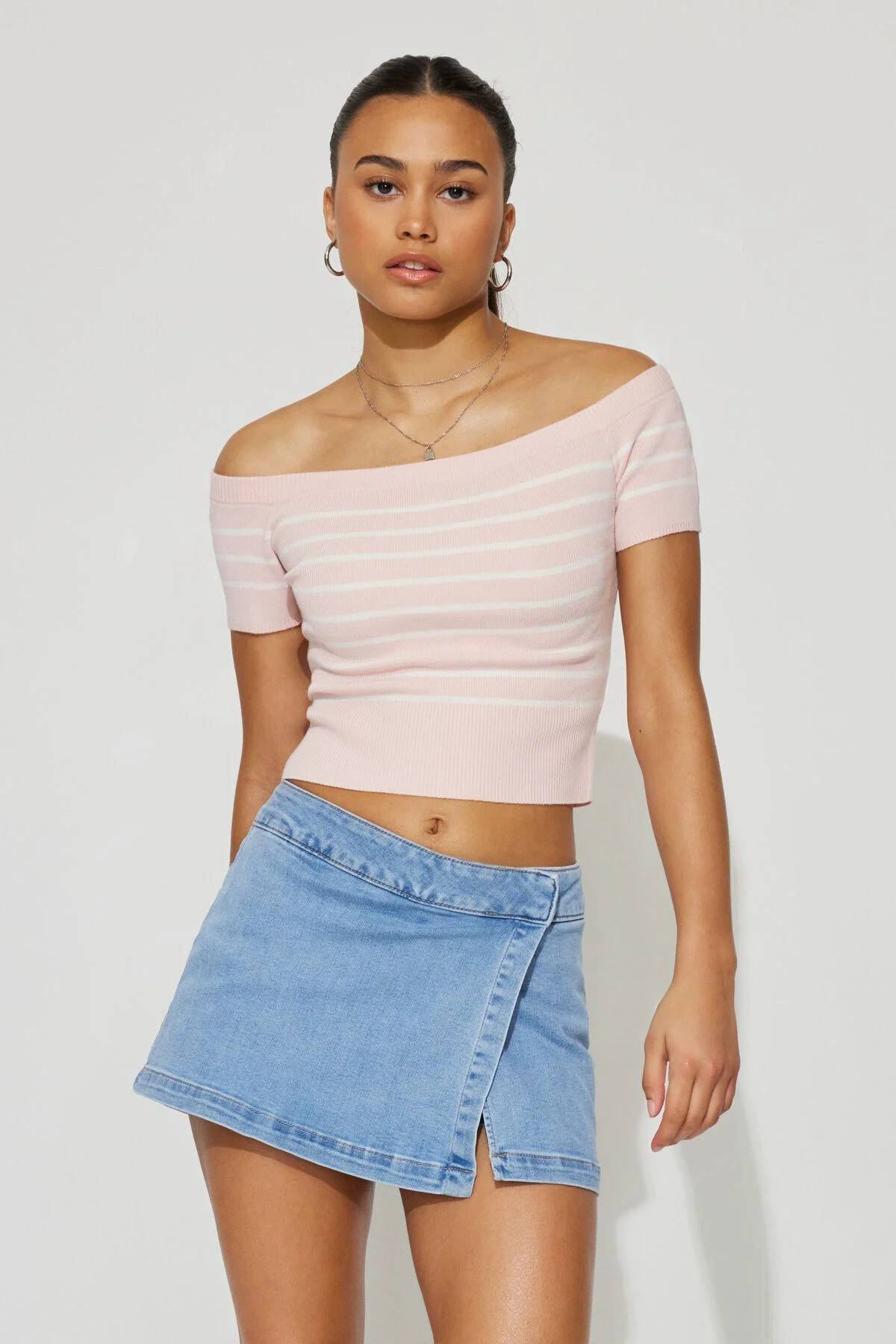 Denim Wrap Skort | Garage Clothing