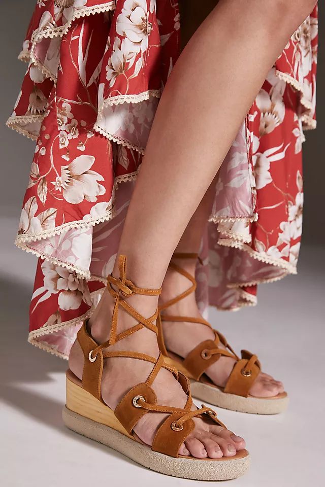 Strappy Wedge Sandals | Anthropologie (US)