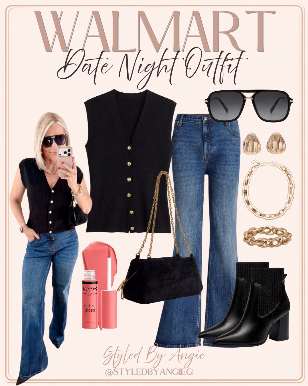 Walmart Date Night Outfit❤️


Walmart finds, Walmart fashion, date night outfit, Walmart outfit, flare jeans, fall outfits, fall fashion, midsize fashion, petite style

#LTKootd #LTKMidsize #LTKPetite