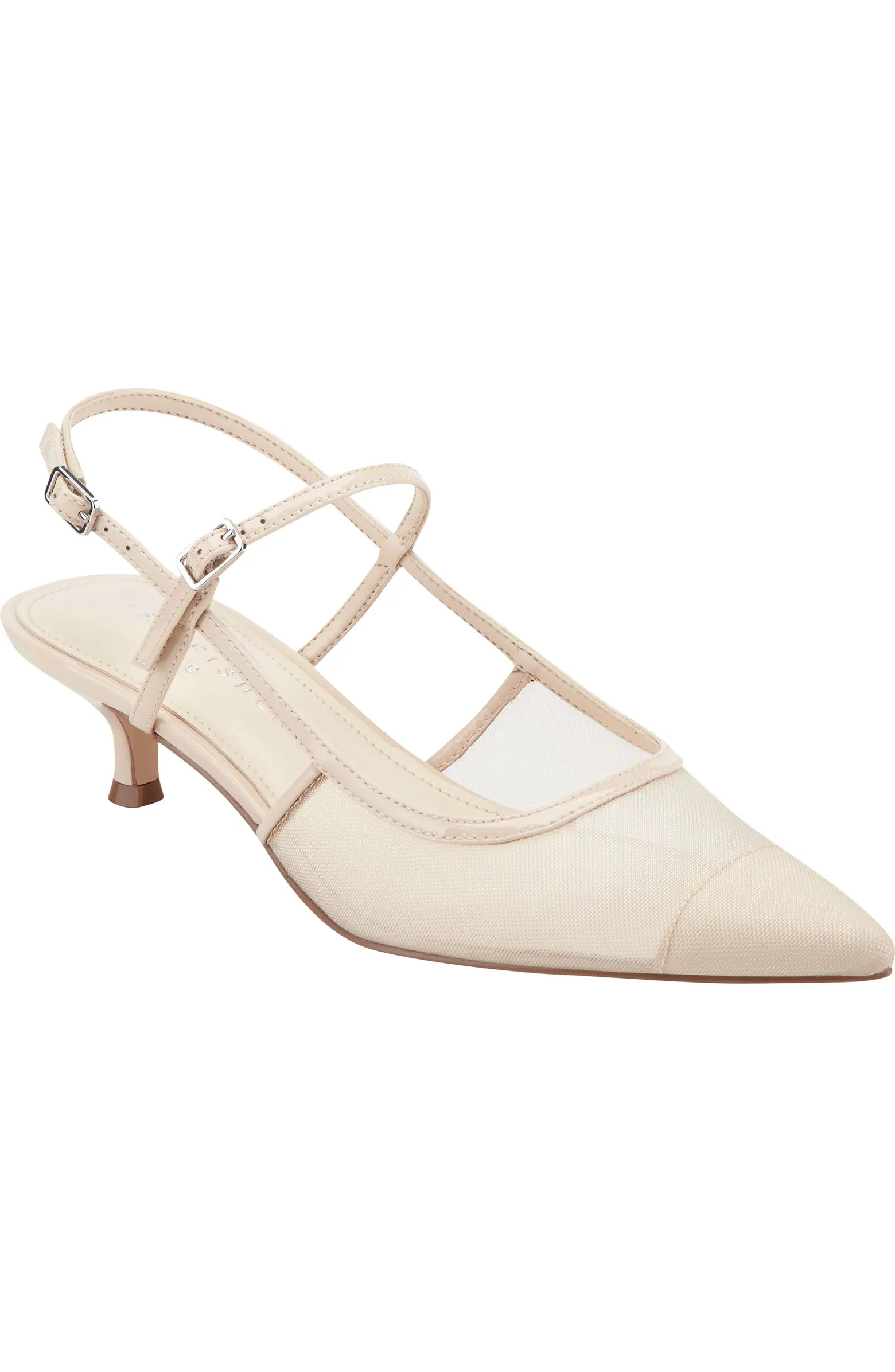 Ceddy Slingback Pointed Toe Kitten Heel Pump (Women) | Nordstrom