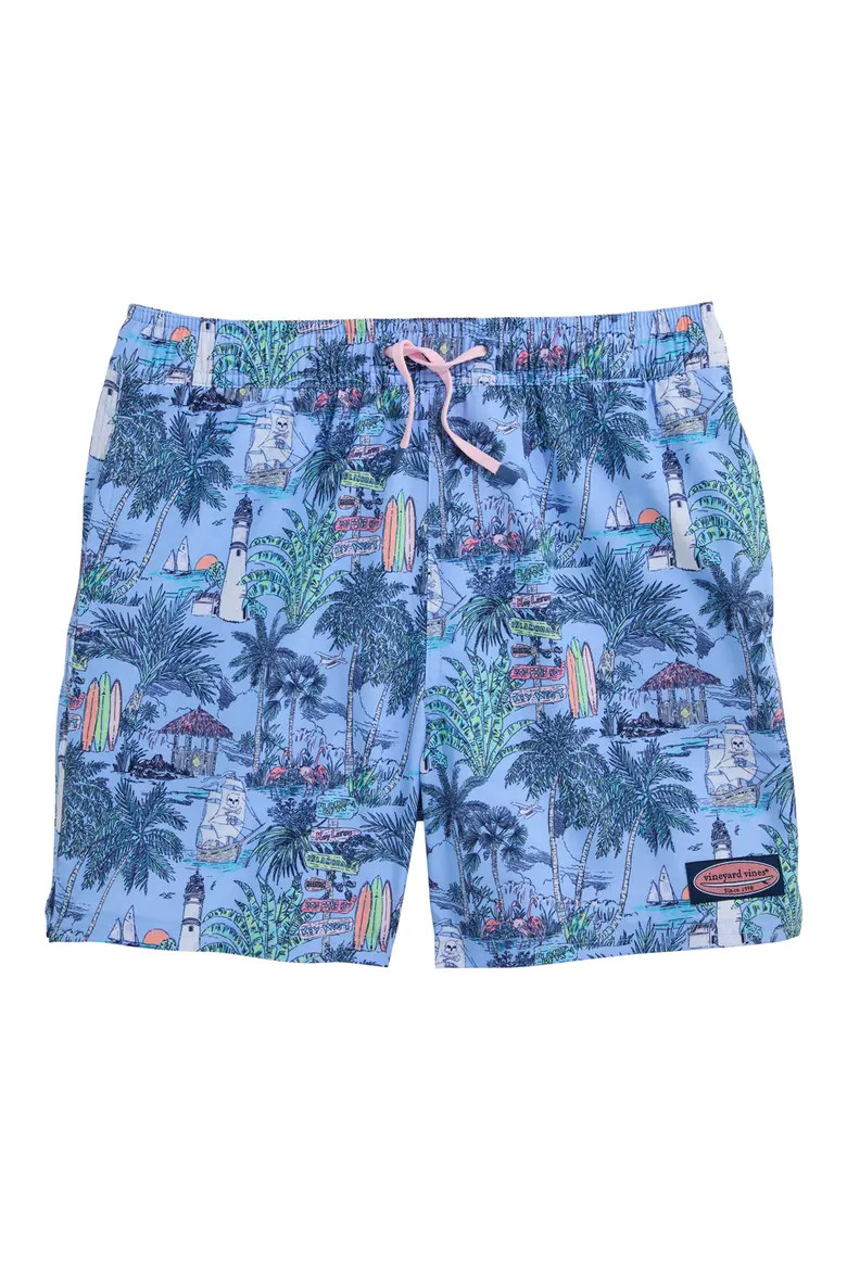 Kids' Chappy Beach Print Swim Trunks (Men) | Nordstrom | Nordstrom